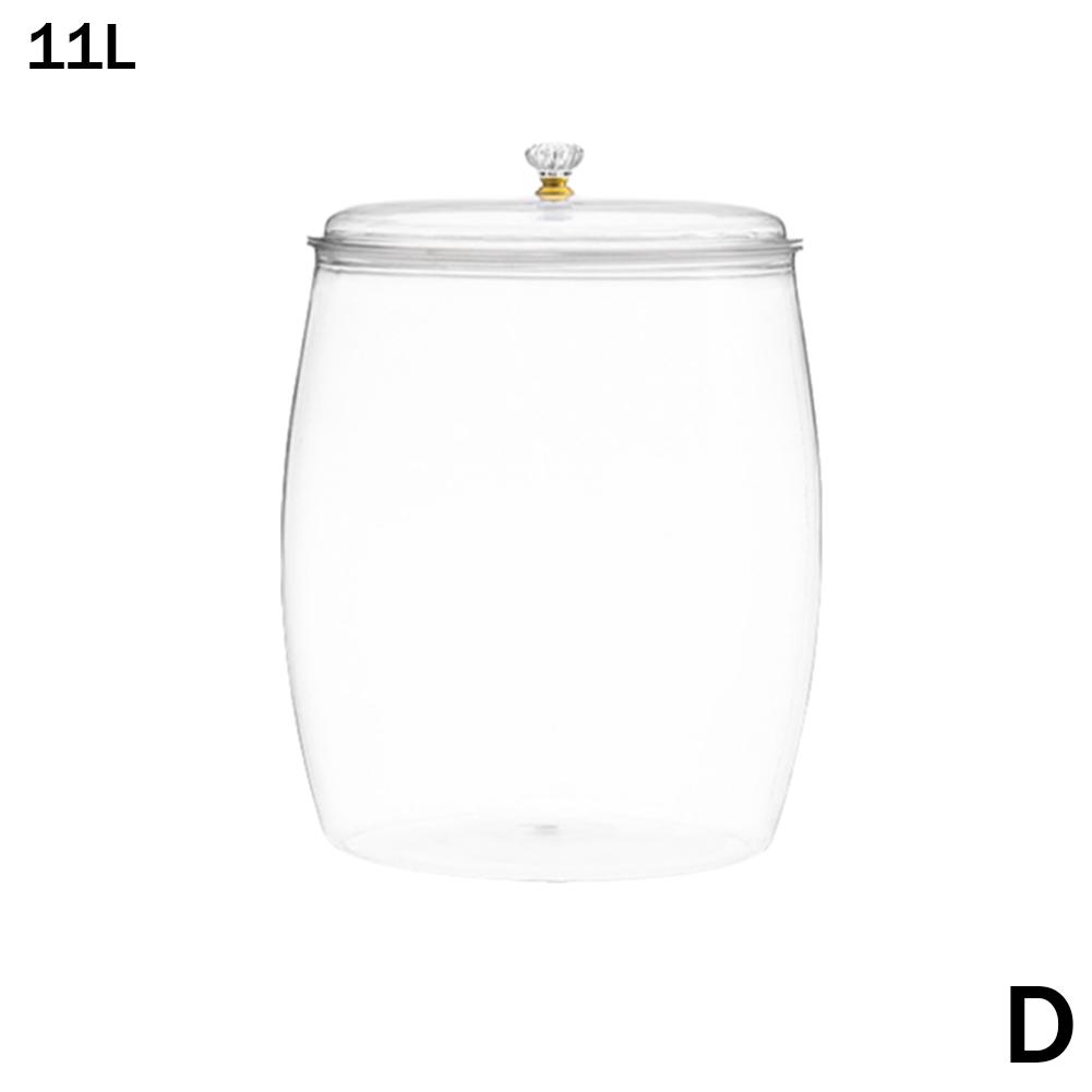Kitchen Stackable Sealed Jar Plastic Food Storage Box Multigrain Tank Bottle Dried Fruit Tea Storage Containers ﻿: Blue