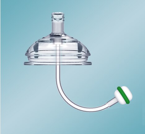 Drinken Siliconen Vervanging Speen Baby Fles Pp Handvatten Voor Comotomo Flessen: Drinking Teat Straw