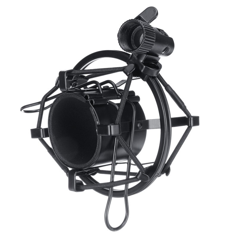Universal Condenser Shock Mount Holder Mic Stand Mic Microphone Shock Mount Holder Stand Studio Recording Bracket