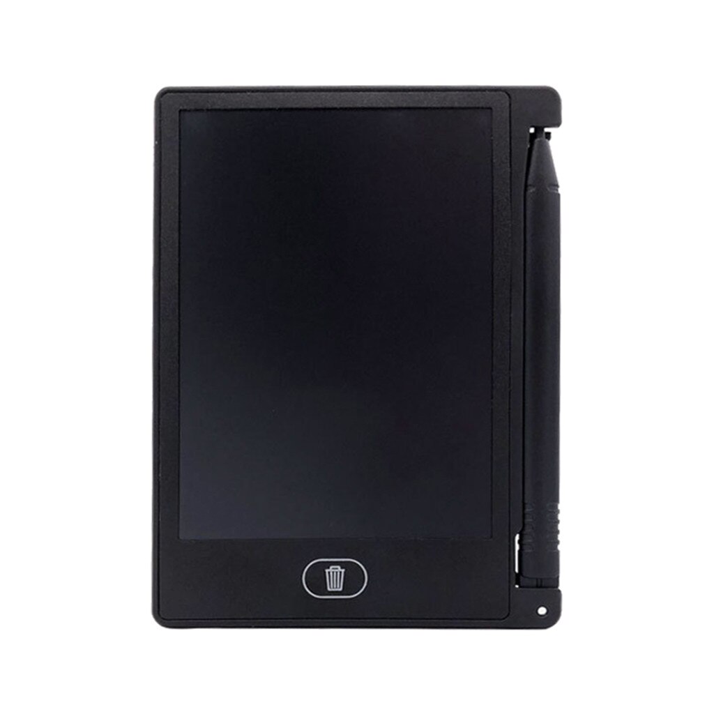 Best 4.4-inch LCD EWriter Paperless Memo Pad Tablet Writing Drawing Board детские игрушки развивающие משחקים לילדים: Black