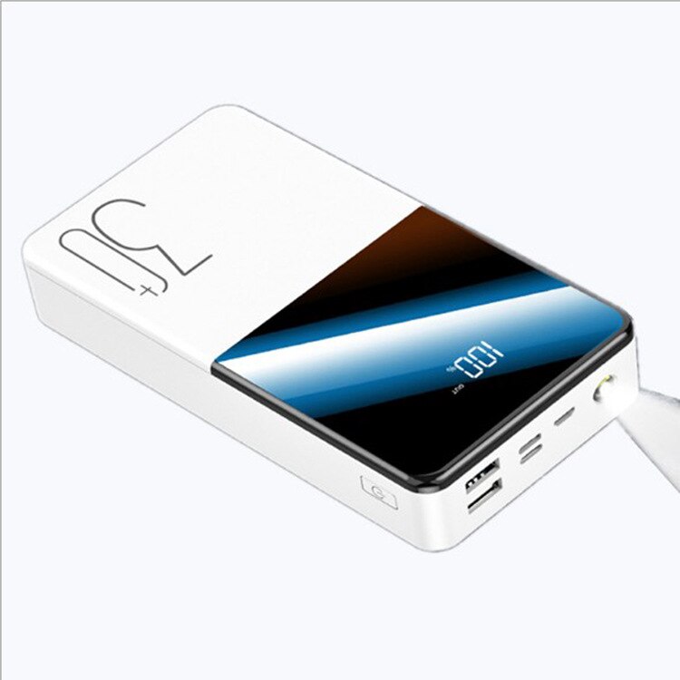 30000mAh Power Bank Portable External Battery Two-way Fast Charging Portable Powerbank Charger For iPhone Samsung Xiaomi: Default Title