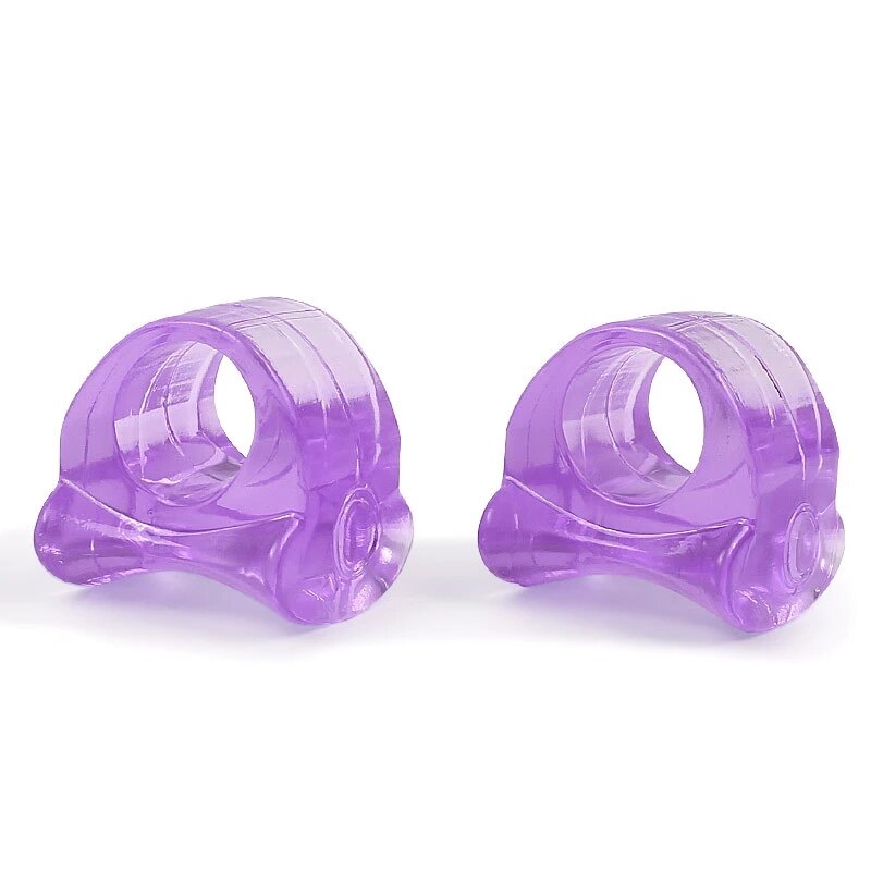4 stk= 2 par silikone pedicure værktøj hallux valgus korrektur separator glattejern gel tå separator separador fodpleje