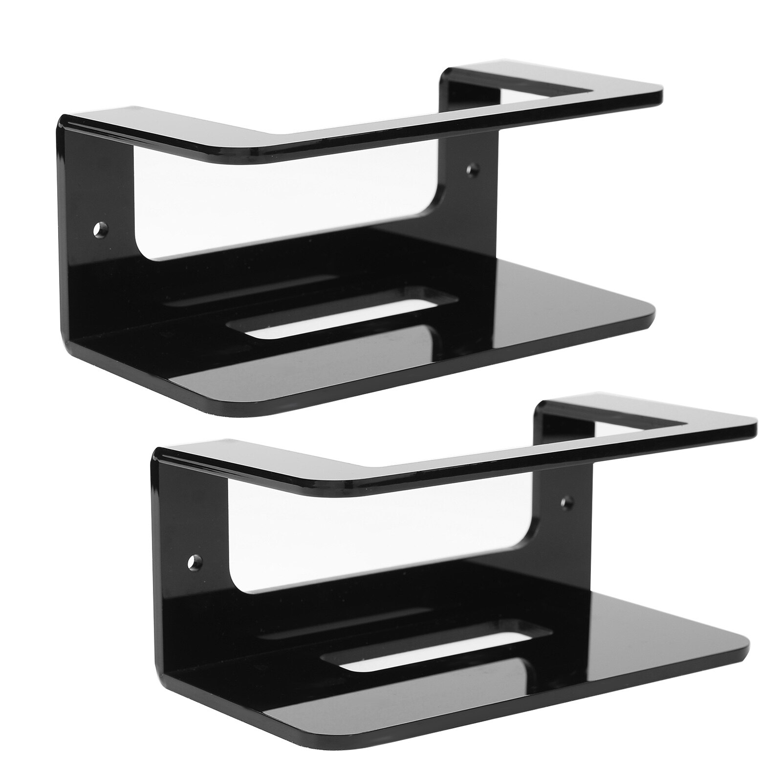 1 Pack Acrylic Wall Mount Bracket compatible with NETGEAR Mesh WiFi 6 (MK62) Mesh Wifi Stand, Black