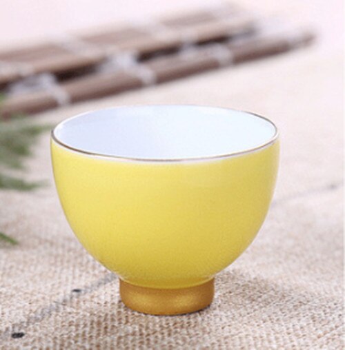 Keramische theekop handgemaakte meester theekommen kopje porselein pu'er theekopje kleine theekom: A