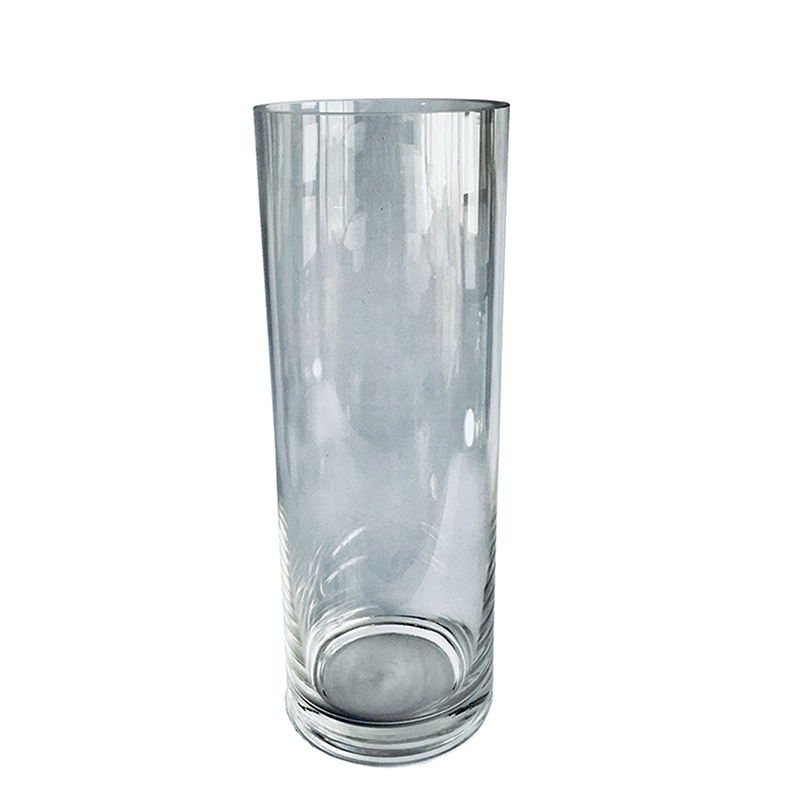 ! Hand Blown Cylinder Vase ,Thick Wall and Bottom,Wide:4inch*11Inch Tall(Diam10*H28cm) USD19.99/PC
