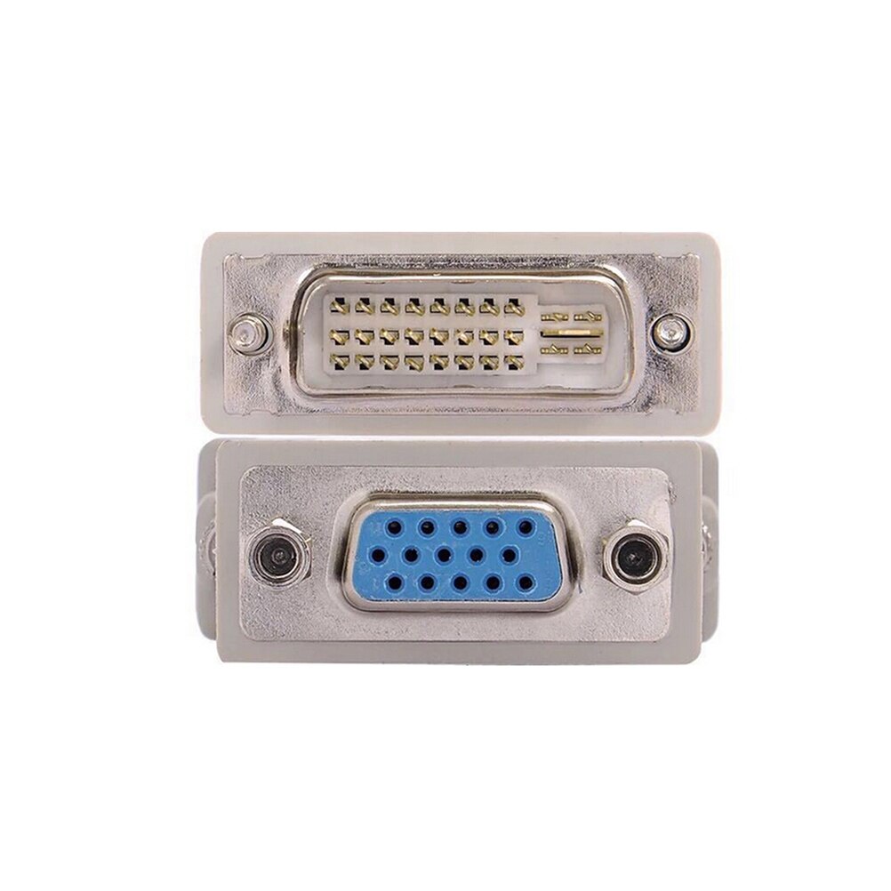 1pc DVI D Male To VGA Female Socket Adapter Converter VGA To DVI/24+1 Pin Male To VGA Female Adapter Converter