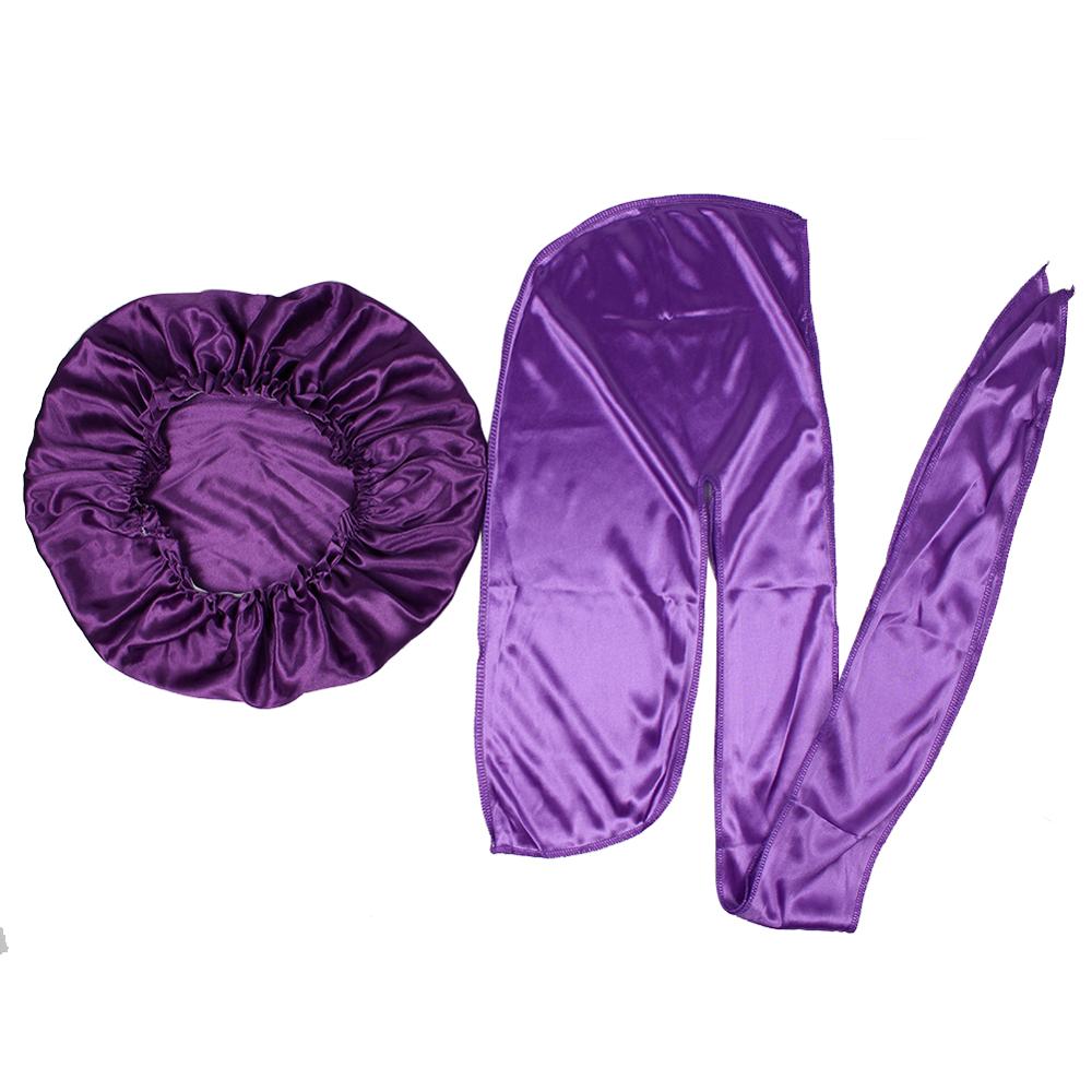 Durags soyeux, bandanas pour hommes, durag soyeux assorti, bonnet en soie pour femmes, bonnet de nuit, turban, chapeau longue queue, durag, casquette ondulée