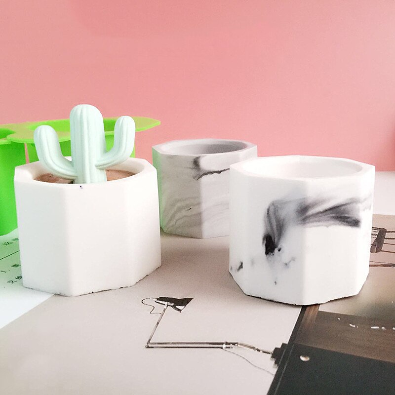 Pottery Ceramics Clay Molds DIY Flower Pot Mold Silicone Handmade Clay Craft Making Cement Moulds Tool baking kitchen mould