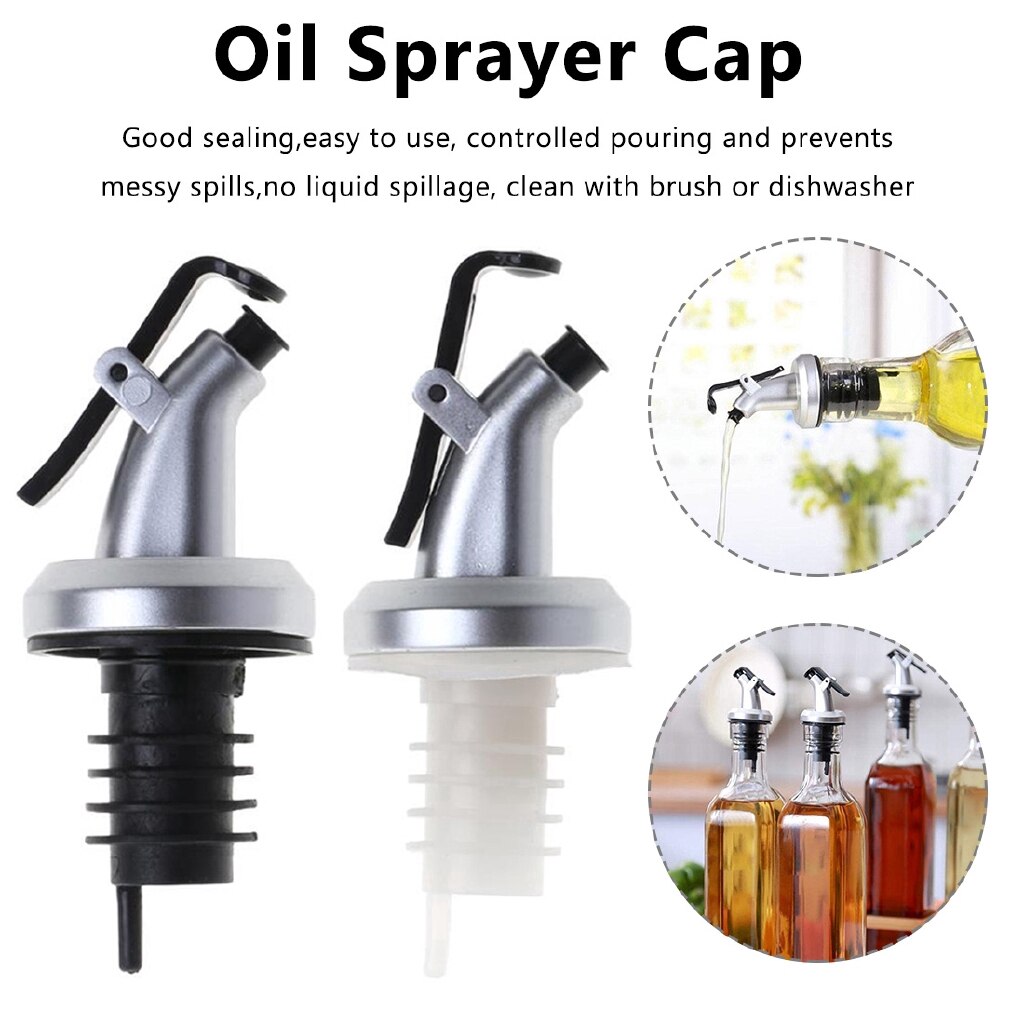 1/3Pcs Flessenstop Lekvrije Wijn Stop Fles Cap Wijn Schenker Tuit Stopper Dispenser Olijfolie Spuit keuken Gereedschap