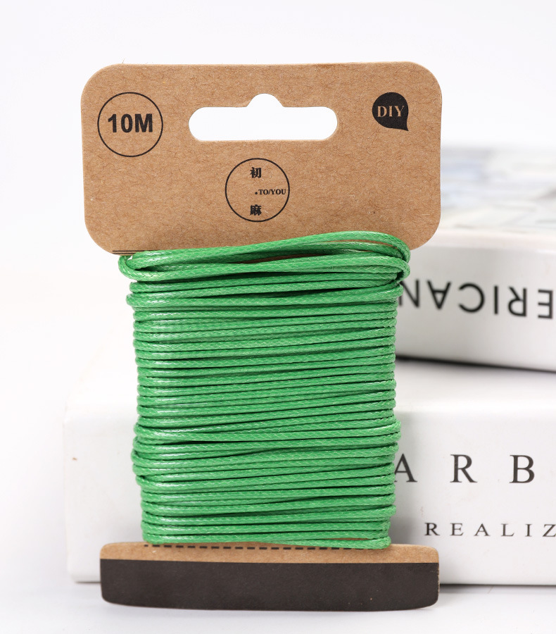 10Meter 1.5Mm Diameter Gewaxt Koord Kralen Draad Voor Diy Macrame Ketting Armband Sieraden Maken String: C