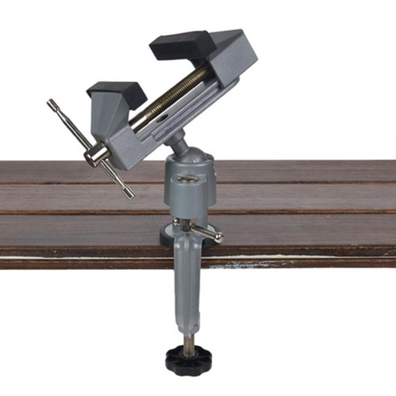 Universal Vise Bench 360 Degree Rotating Mini Vise Precise Clamp Vice Bench Swivel Lock Clamp Vise Craft Alloy Home Tool