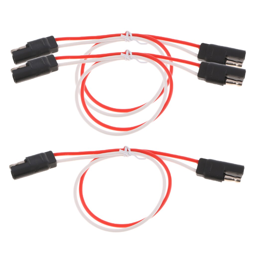 3Pcs Car Quick Connect 10 Gauge 13" 2 Pin SAE Wire Harness Plug Waterproof
