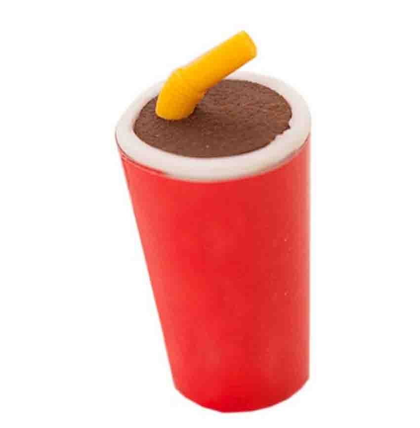 Gomas de borrar creativas con forma de comida para niños, goma de borrar de Chips Hamburg, papelería para niños, borrador de lápiz para estudiantes, suministros de oficina, , 1 ud.