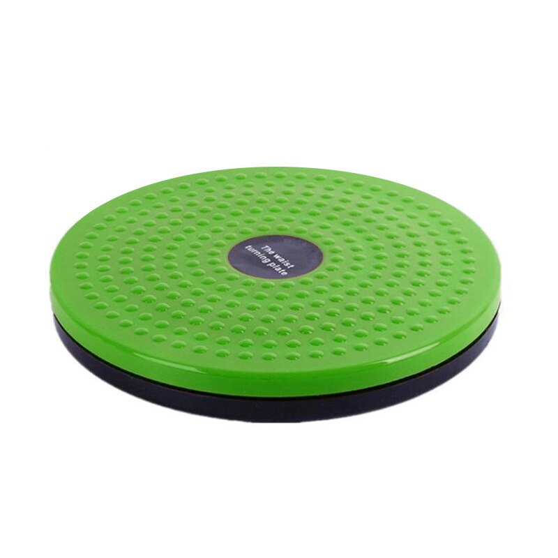 Fitness talje drejeskive balancebræt fitness aerob zoneterapi magneter aerob roterende sports træningsudstyr: Grøn