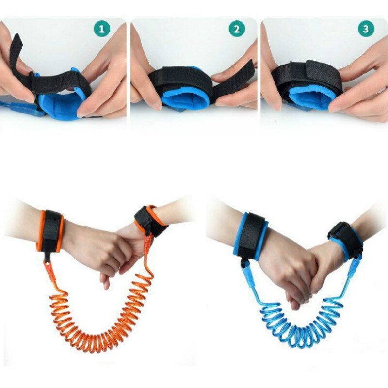 Anti Lost Wrist Link Toddler Leash Safety Harness for Baby Strap Rope Outdoor Walking Hand Belt Band Anti-lost Wristband Kids