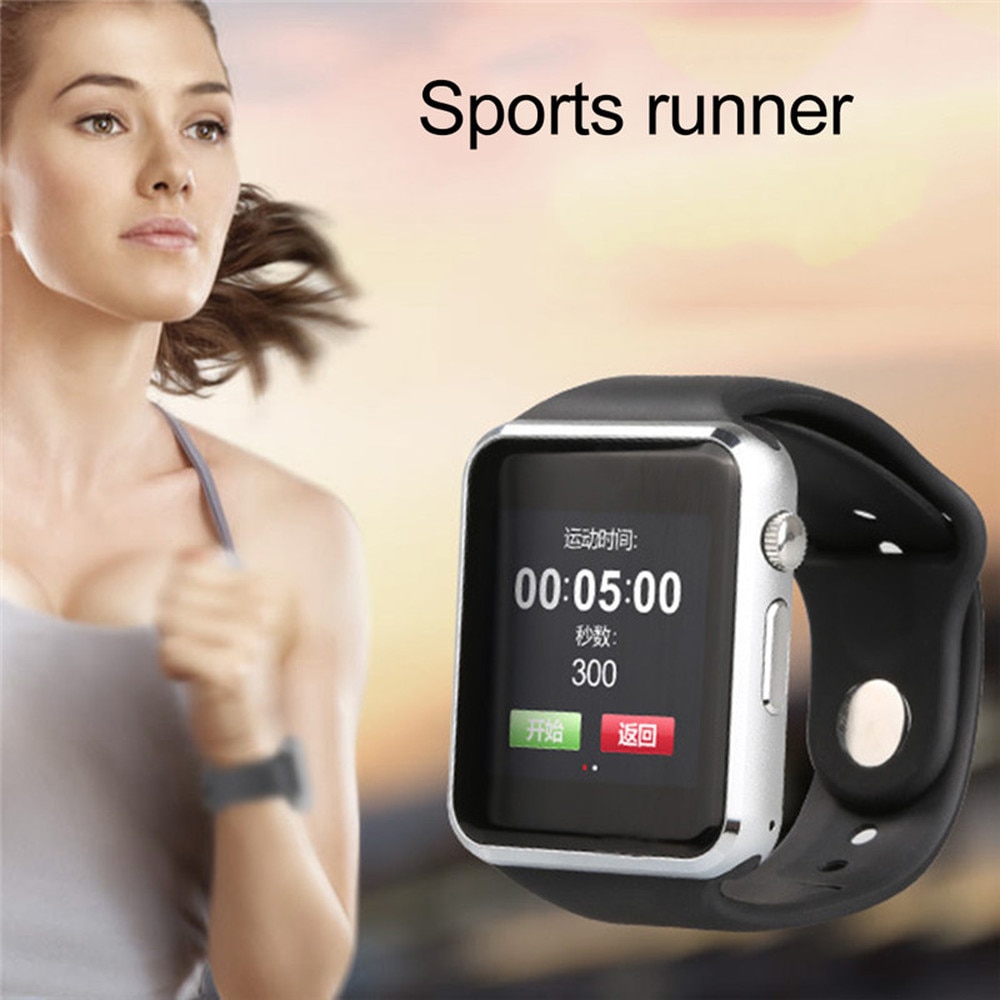 A1 Horloge Bluetooth Smart Horloge Sport Stappenteller Met Sim Camera Smartwatch Voor Android