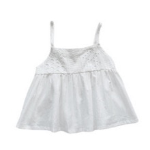 Infants Girls Top, Sling Vest, Summer Flower Print No-Sleeves Square Collar Elastic Kids Clothes