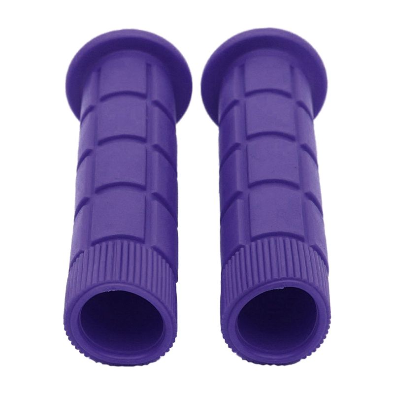 1 pair Bicycle Handle set Mushroom Grips BMX For Boys and Girls Bikes purple