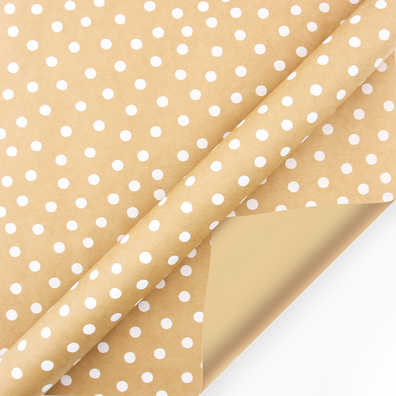 Wrapping Paper White Christmas Kraft Paper Christmas Paper Roll Brown Kraft Wrapping Roll For Home Decor Year: DARK GRAY