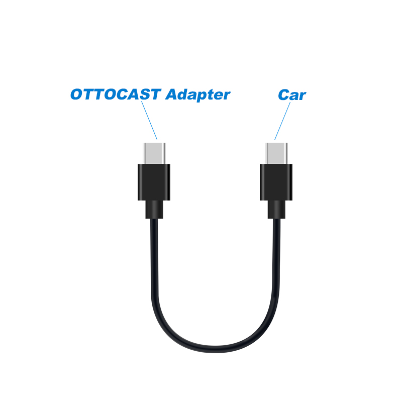 OTTOCAST Carplay draadloze adapter voor de auto met geïntegreerde
