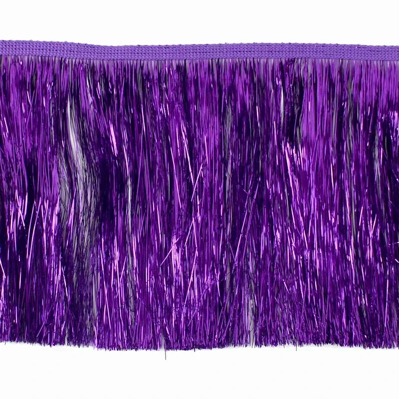 Borlas de flecos de colores para ropa, cinta de decoración para cortinas, accesorios de costura, 15cm, 1/2/4 metros: XXXL / Naranja