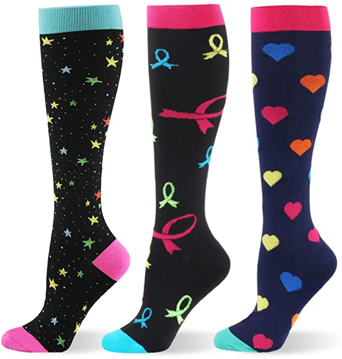 Spataderen Kous Golf Outdoor Racing Lange Druk Unisex Kousen Compressie Ondergoed Druk Kousen Hoge