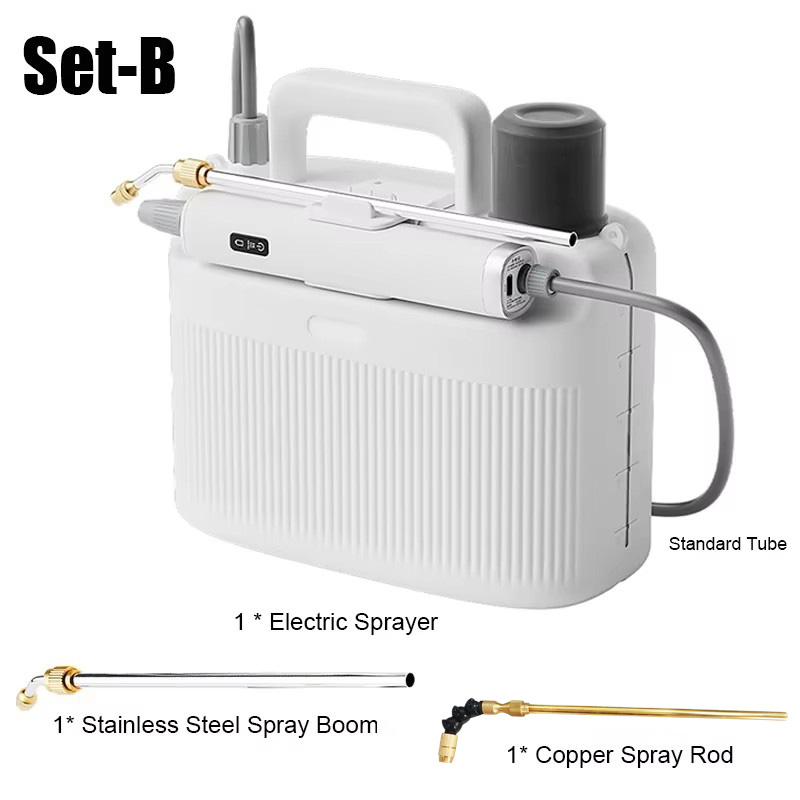 5L Garden Electric Sprayer Pesticide Spray Watering Flower Electric Tools For 2200mAh Lithium Battery Mini Atomization Sprayer: Yellow