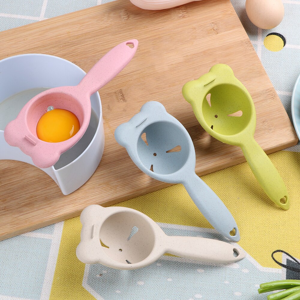 Hilife witte dooier zeven plastic chef-kok dineren kookgadget eierscheider thuis keukengereedschap keukenaccessoires eiergereedschap