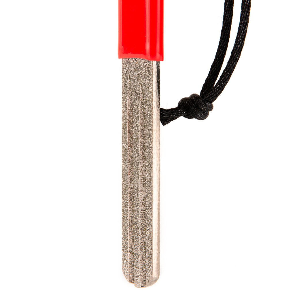 Red Diamond Fishing Hook Sharpener Files Hone Stones Carp Grindstone Tool