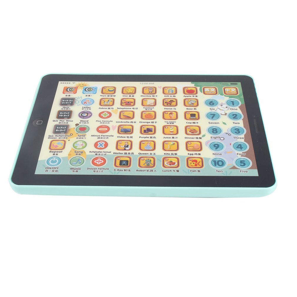 Baby Kids Touch Tablet Pad Educatief Speelgoed Vroege Leren Lezen Engels Chinese Digitale Machine Voor Kinderen Tablet Infantil