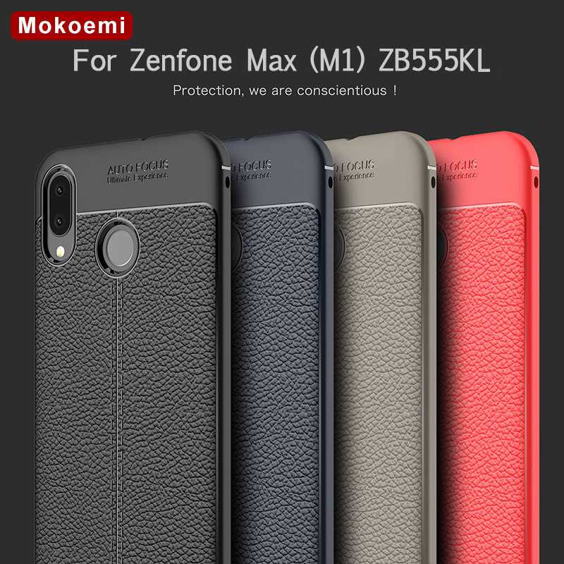 Mokoemi Lichee Muster Shock Proof 5,5 "Für Asus Zenfone Max M1 ZB555KL Fall Für Asus Zenfone Max M1 Telefonkasten abdeckung