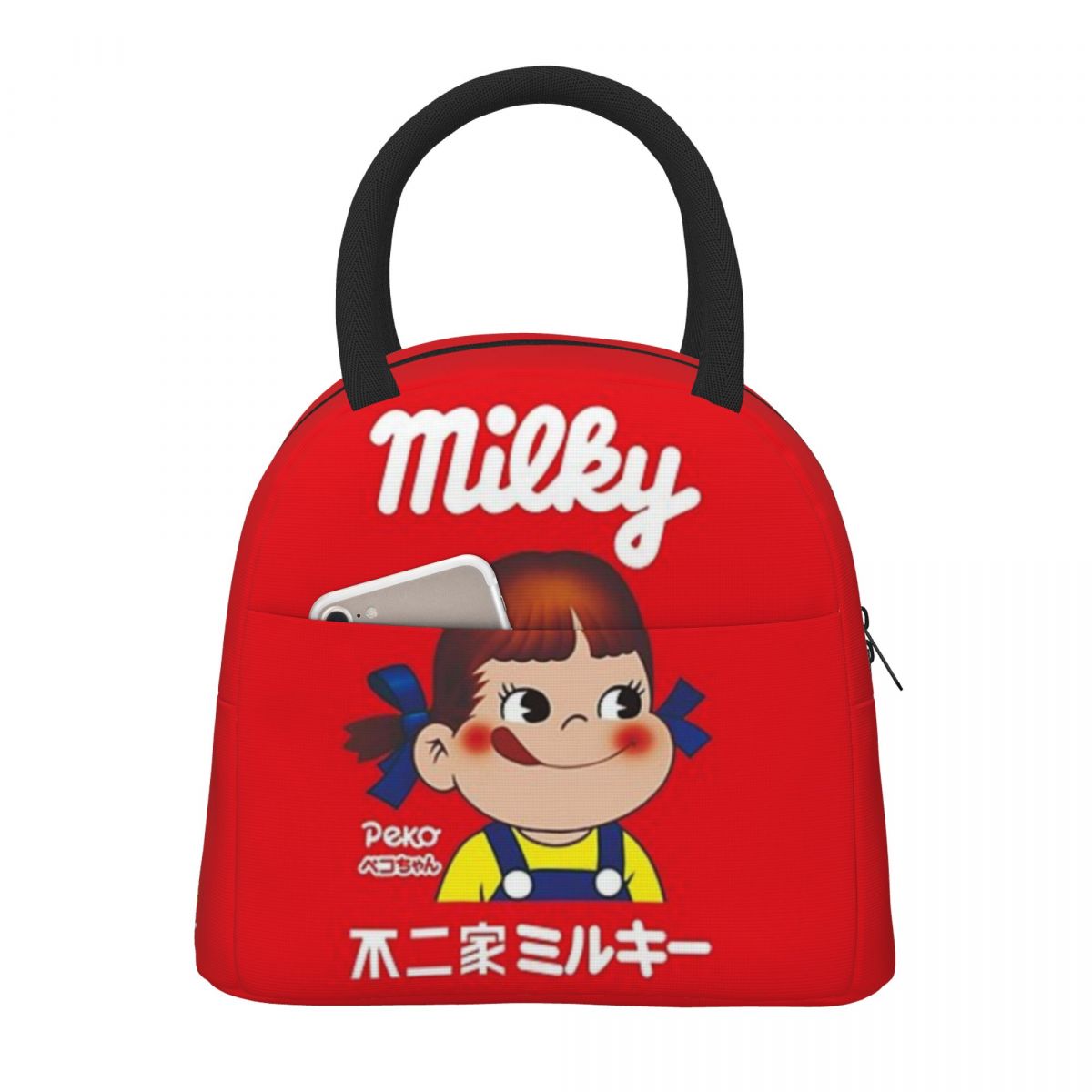 Milky Peko-chan Lunch Box Women Multifunction Cooler Thermal Food Insulated Lunch Bag Kids Portable Picnic Tote Bags: Default Title