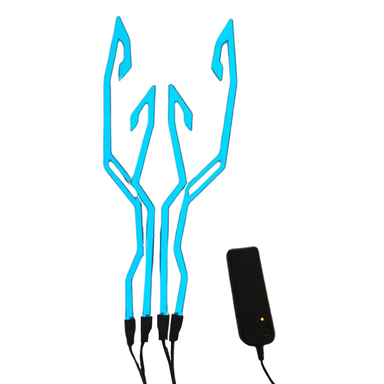 Signal Blinkt Warnung LED Streifen Motorrad Helm Licht Styling Aufkleber leuchtend Bar Universal- Wasserdichte dauerhaft Nacht Reiten: Blau