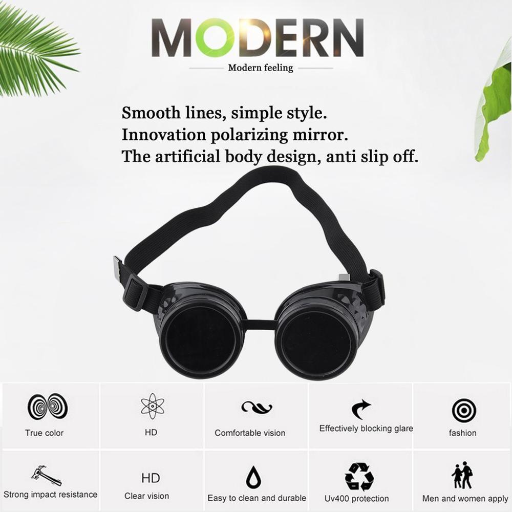 Professionelle Brille gotisch Dampf Cyber Brille draussen Sport Fahrrad Sonnenbrille Jahrgang Schweißen gotisch Viktorianischen Sungoggles