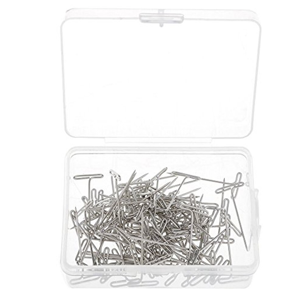 Metal 32mm T Pins For Modelling Macrame Wigs Sewing Craft T-pins