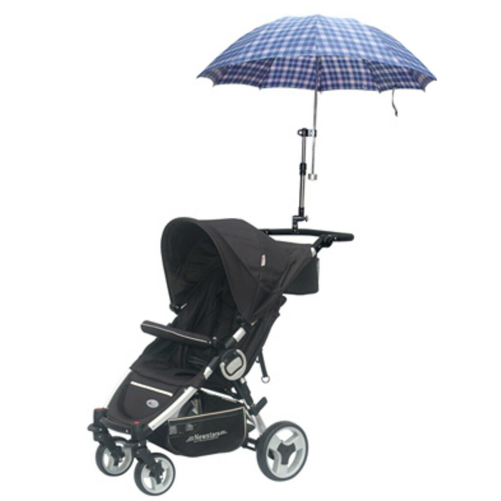 Cykel paraplyholder baby barnevogn kørestol støttefod foldbar parasol solskærm montering udvide beslag