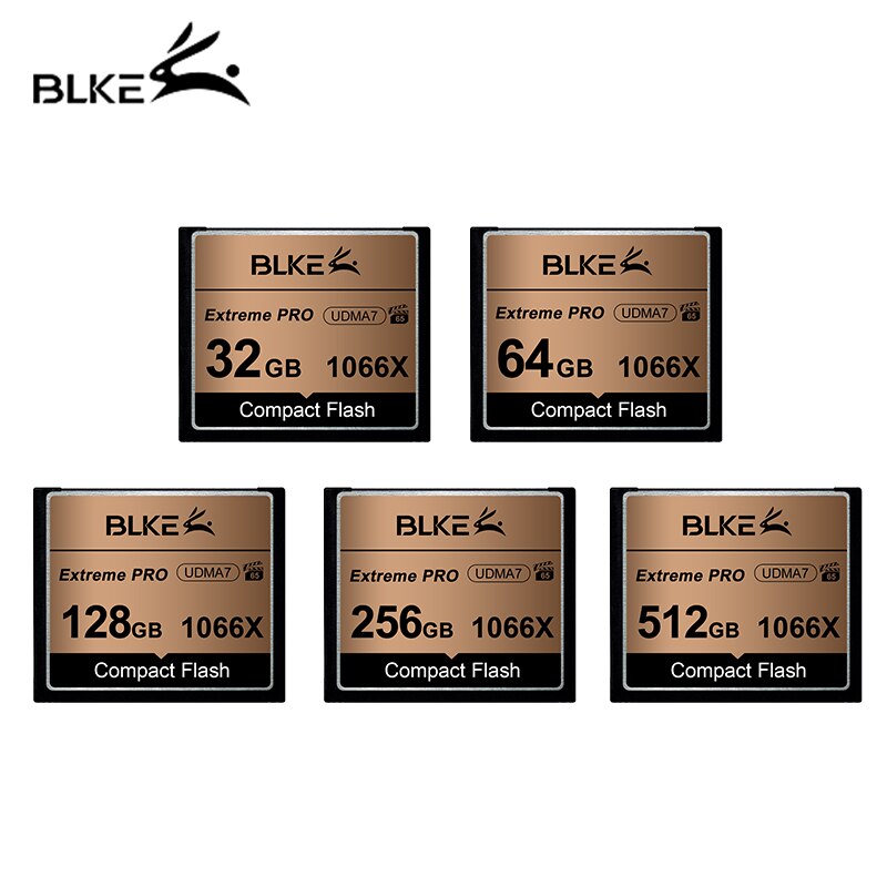BLKE Speicher Karte CF Karte 128GB 64G 32G extrem Profi UDMA7 1066X kompakt Blitz Karte hoch Geschwindigkeit UDMA7 1066X für Kanon Nikon kamera