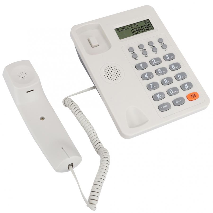 Telefoon kx -t8206 engels kantoor desktop telefoon dtmf\fsk dual system vaste lijn met lcd-scherm draadloze telefoon voor thuis