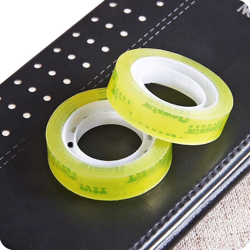 1.2cm Small Scotch Tape 4.8cm Transparent Adhesive Packaging Supplies Tear Pack Tool for DIY Student School Office Business Tape