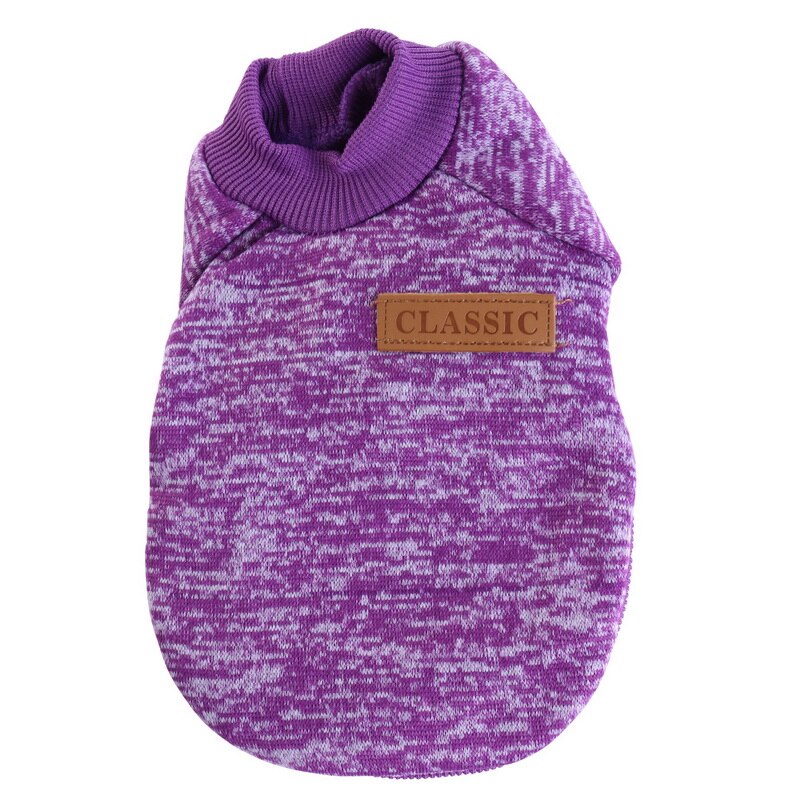 DIDIHOU Dog Sweater Clothes Costume Soft Warm comfortable Apparel For Small Dogs Chihuahua Supplies Sweater Clothes Costume Soft: Pink / M