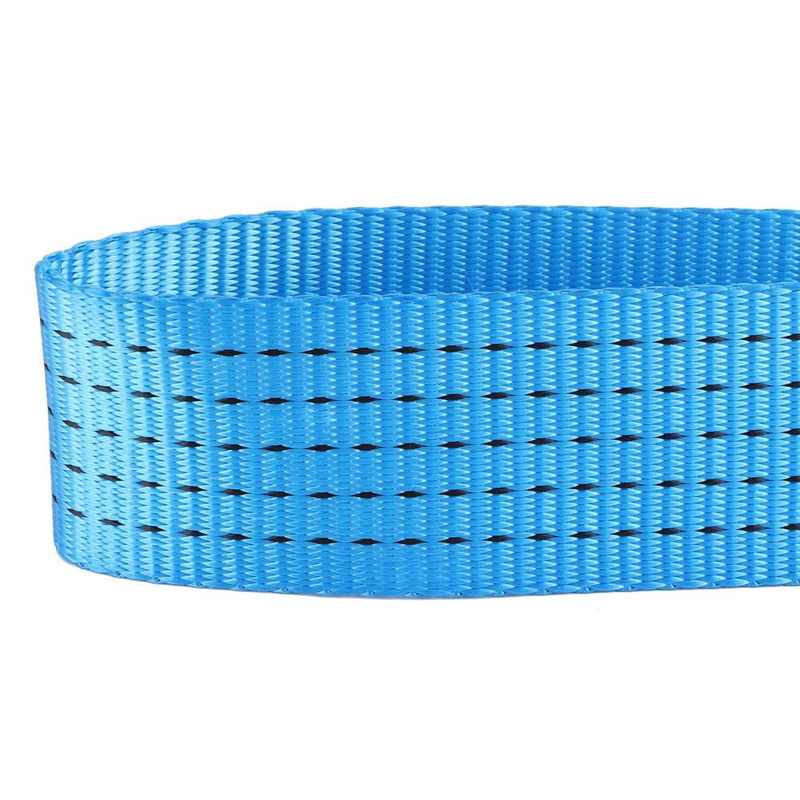 tow strap Car tools 5m/16.4ft Recovery Tow Strap Kit 8Tons Break Strength Winch Tie Down Rope Winch Rings Set with Storage