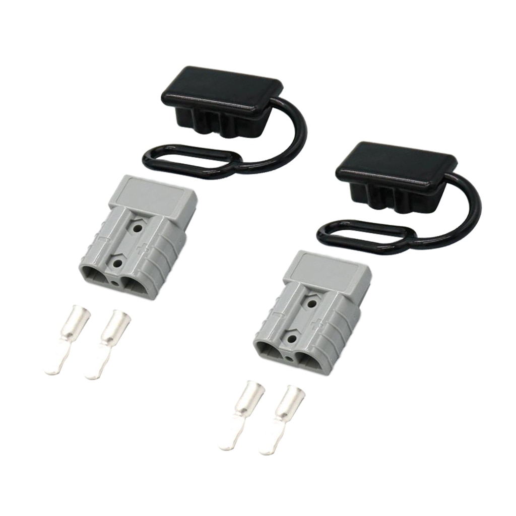 2pcs Battery Quick Connector 50A 10-12 AWG Plug Connect Disconnect