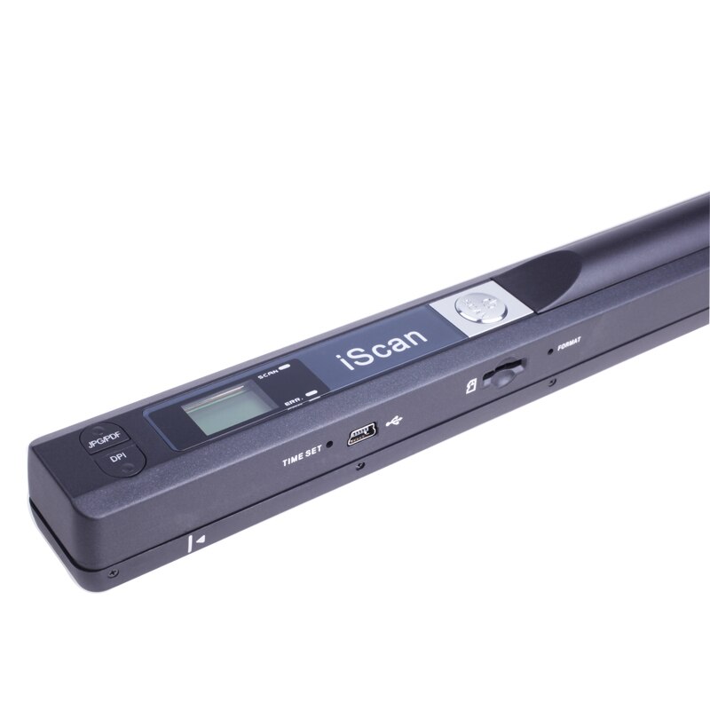 IScan Portable mini Scanner de documents sans fil USB A4 papier livre couleur photo numérisation d'image LCD affichage Portable JPG et PDF 900DPI