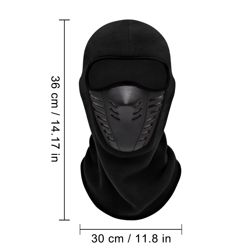 Winter Fleece Warm Fietsen Cap Balaclava Ski Mask Cover Waterdicht Winddicht Wandelen Skiën Mannen Helm Liner Hoed