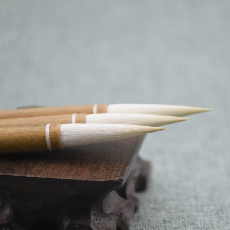 White Clouds Calligraphy Painting Brush Pure Woolen Hairs Huzhou Ink Brush Pen Chinese Painting Coloring Calligraphy Pen