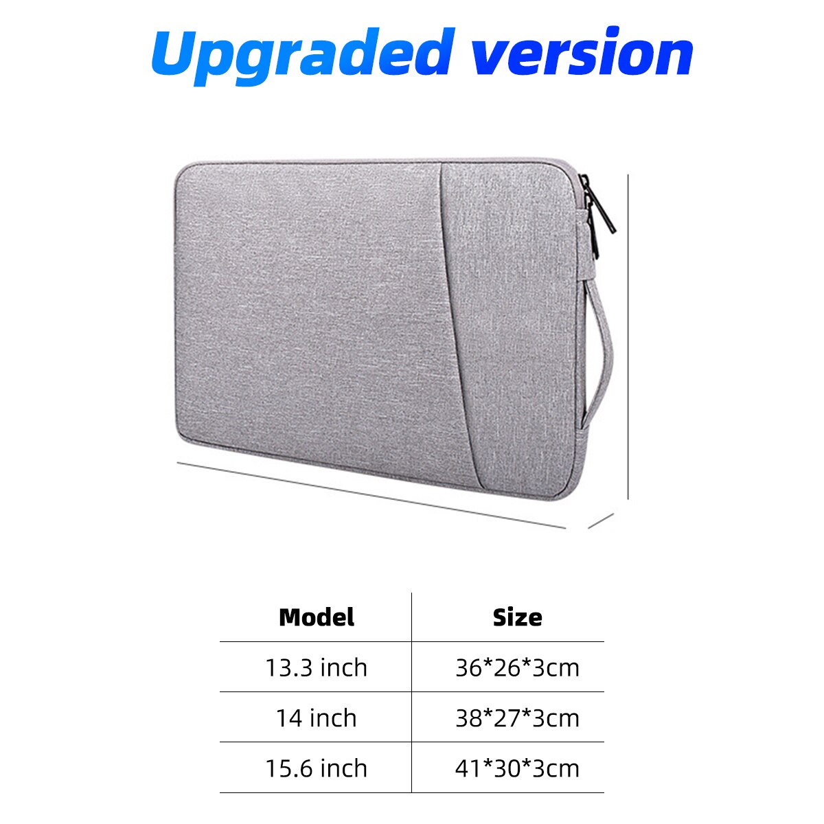 SeynLi Laptop Bag Sleeve Portable Hand Bag for Macbook Samsung Waterproof Storage Pouch 11 13 15.6 Inch Computer Bag Handbag