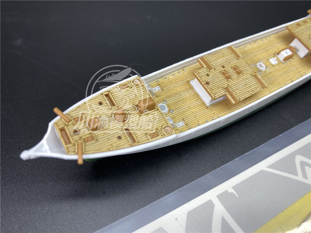 1/350 Scale Wooden Deck Masking Sheet For Danmark Aoshima 04260 Ship Model CY350065 Assemble