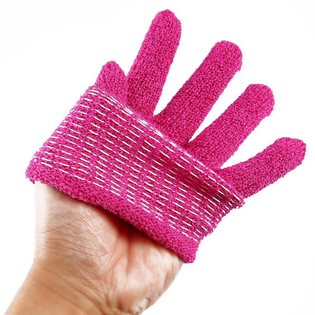 Zwart Exfoliërende Handschoenen Full Body Scrub Do... – Grandado