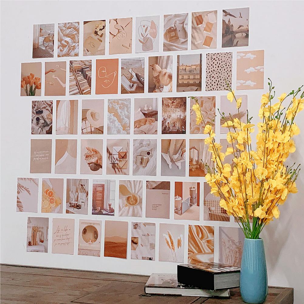 50 Stks/set Muur Print Mooie Lichtgewicht Vakmanschap Voor Gang Muur Collage Muur Esthetische Foto 'S