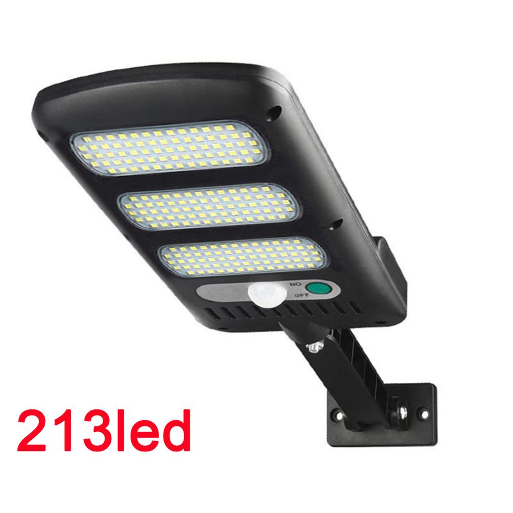 60/120/213 led Outdoor Solar Lamp Motion Sensor Wall Light Waterproof Garden Street Lamp Sunlight Powered Garden street light: 213LED